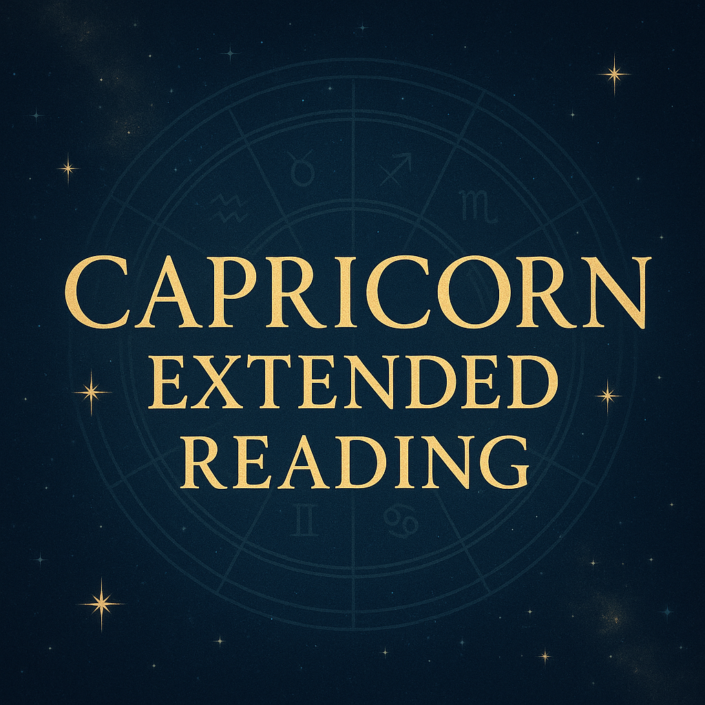 Capricorn Extended Love Reading 11/19/25
