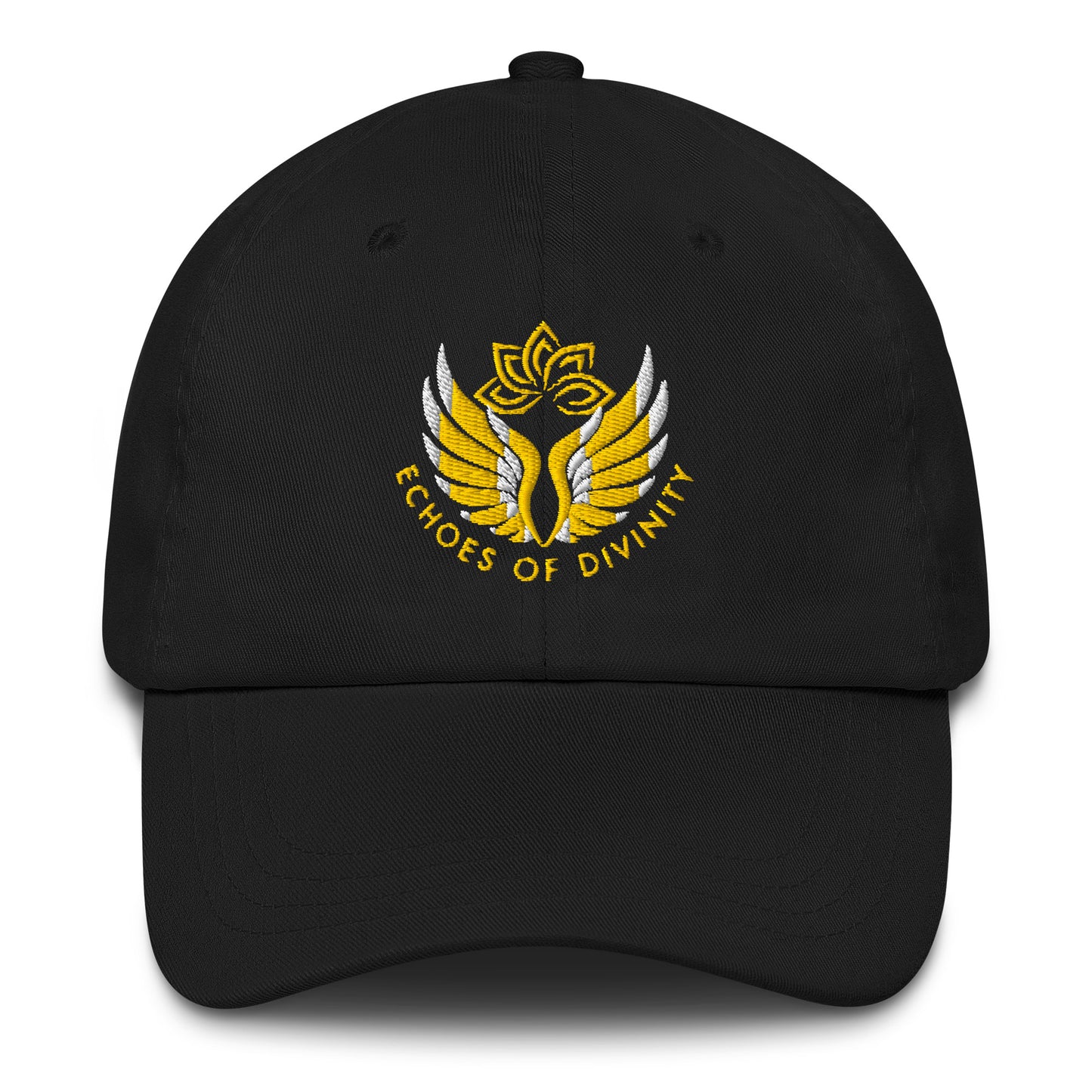 Echoes of Divinity Embroidered Dad Hat – Timeless Spiritual Style