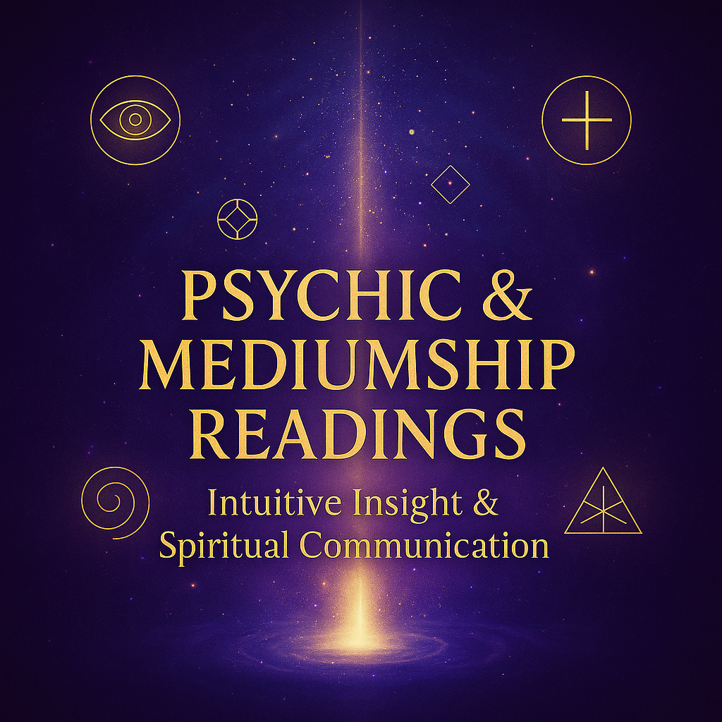 Insight Sessions collection image featuring tarot cards and spiritual tools, representing video and 1:1 virtual readings for guidance, clarity, and soul alignment.