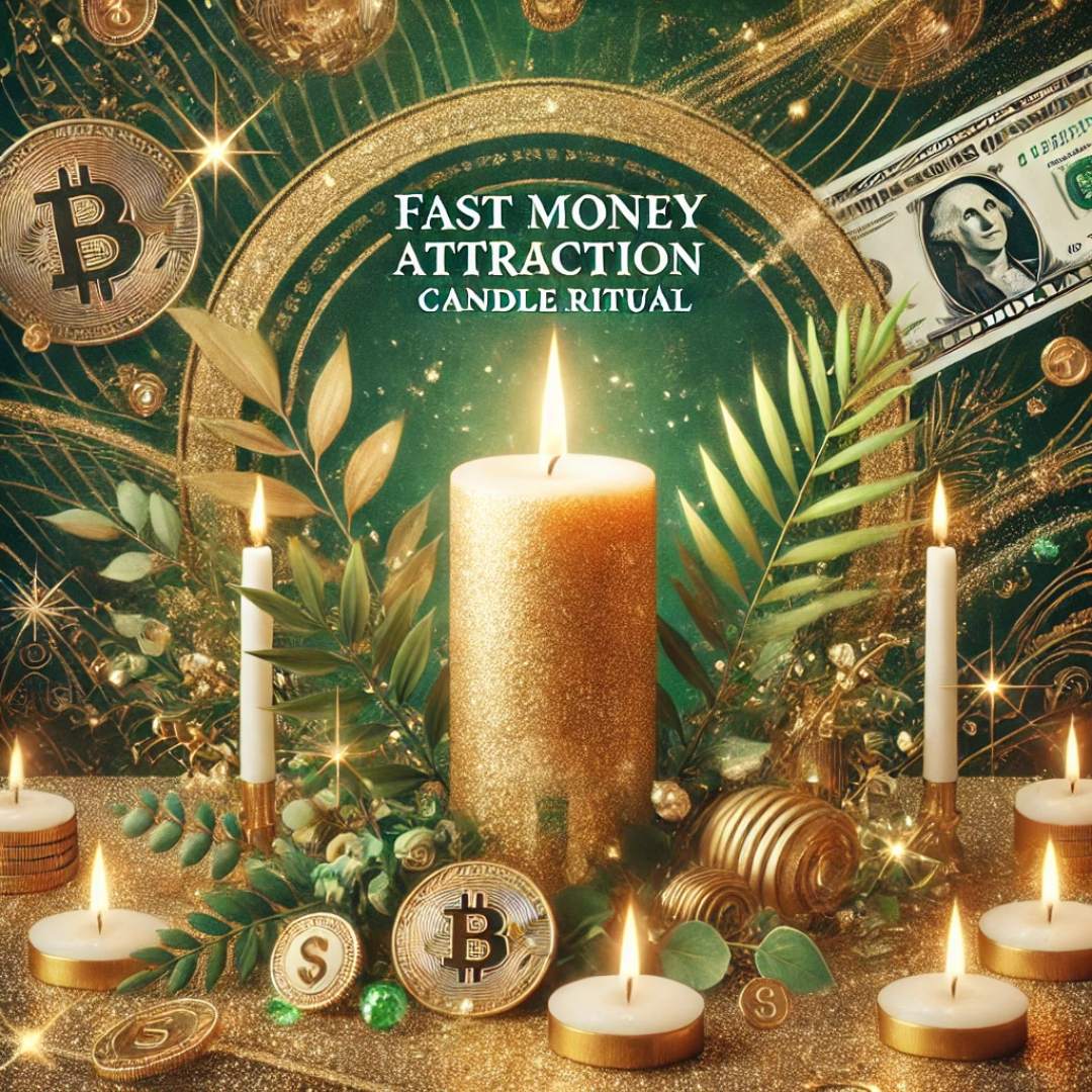 💸 Fast Money Attraction Candle Ritual - Basic & Enhanced 💰