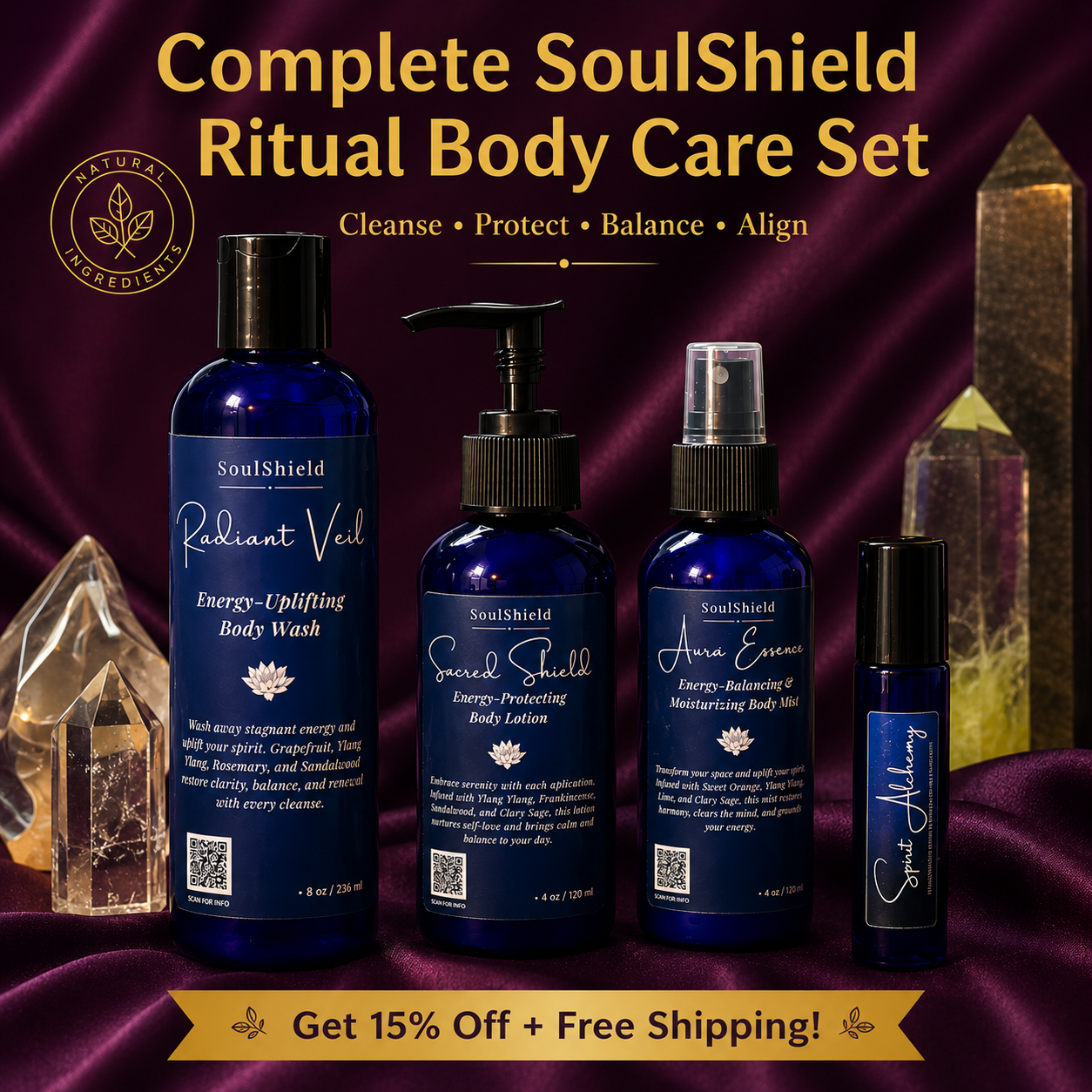 Complete SoulShield Ritual Body Care Set
