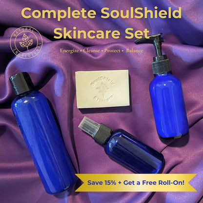 SoulShield Skincare Ritual Set – Cleanse, Protect & Balance