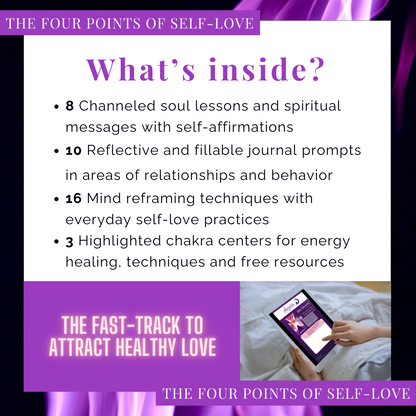 The Four Points of Self-Love guided workbook