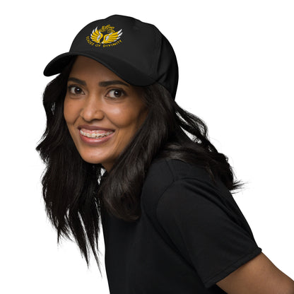 Echoes of Divinity Embroidered Dad Hat – Timeless Spiritual Style