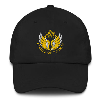 Echoes of Divinity Embroidered Dad Hat – Timeless Spiritual Style