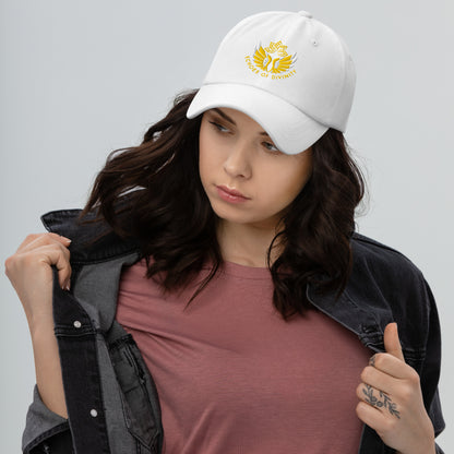 Echoes of Divinity Embroidered Dad Hat – Timeless Spiritual Style