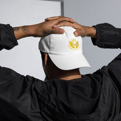 Echoes of Divinity Embroidered Dad Hat – Timeless Spiritual Style