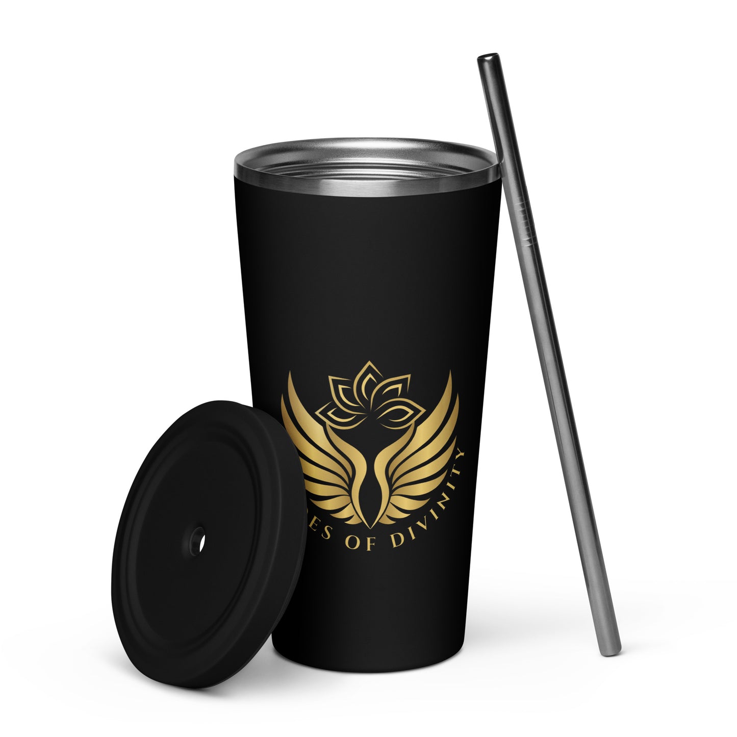 Echoes of Divinity Luxury Tumbler – Sleek, Insulated & Divine