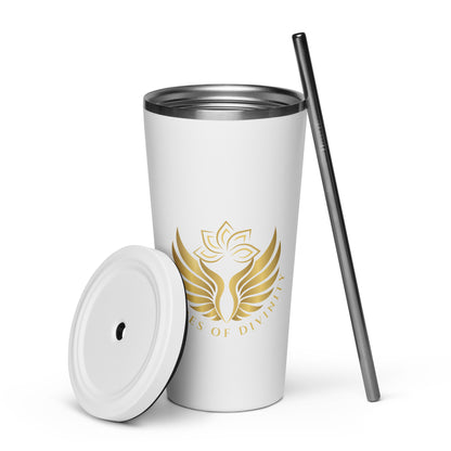 Echoes of Divinity Luxury Tumbler – Sleek, Insulated & Divine