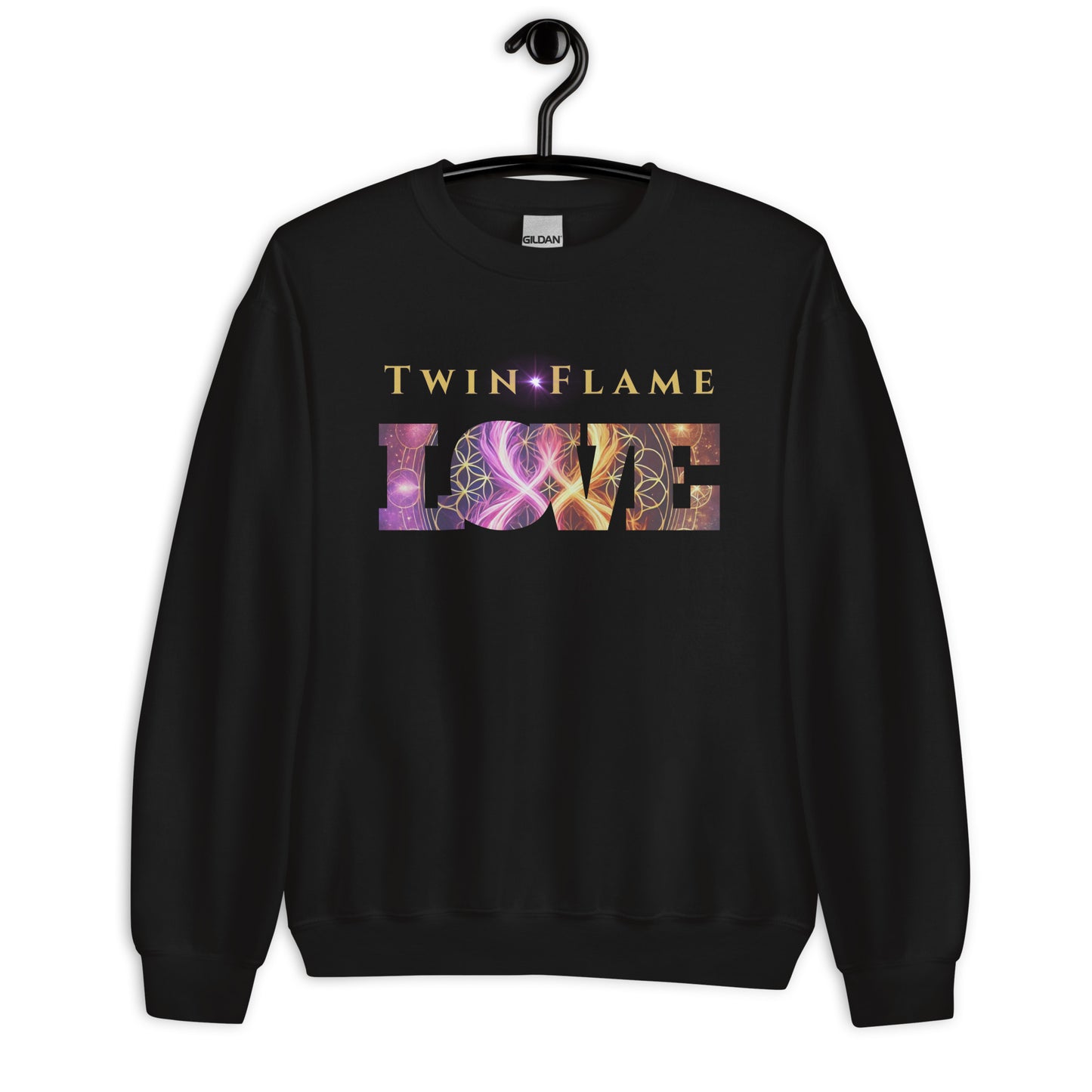 Twin Flame LOVE Sweatshirt – Mystical Cosmic Connection