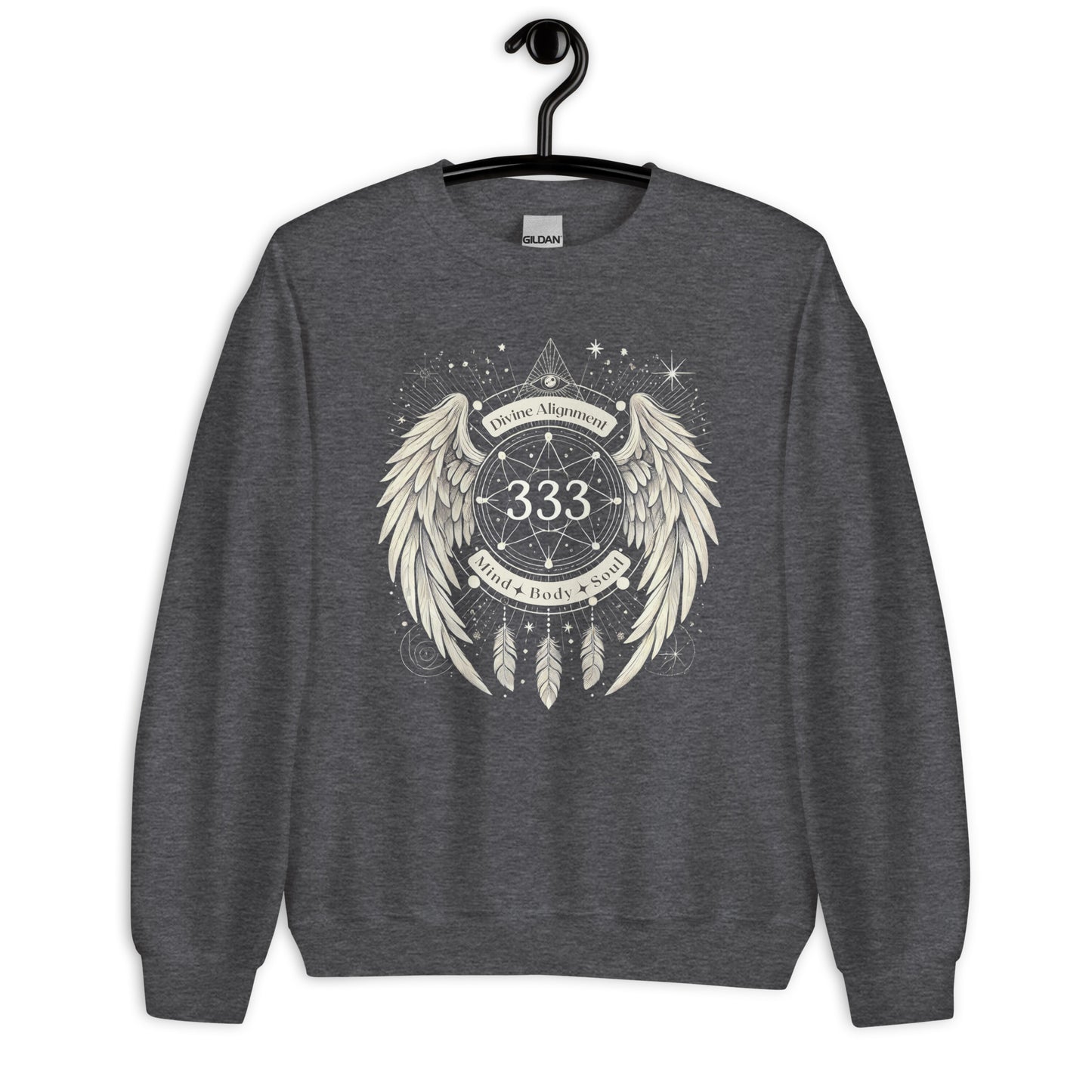 333 Divine Alignment Sweatshirt – Mind, Body and Soul Harmony