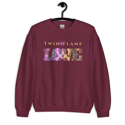 Twin Flame LOVE Sweatshirt – Mystical Cosmic Connection