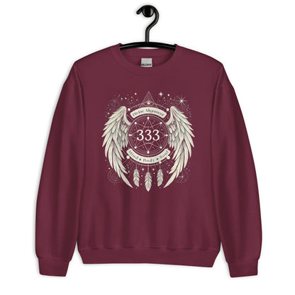 333 Divine Alignment Sweatshirt – Mind, Body and Soul Harmony