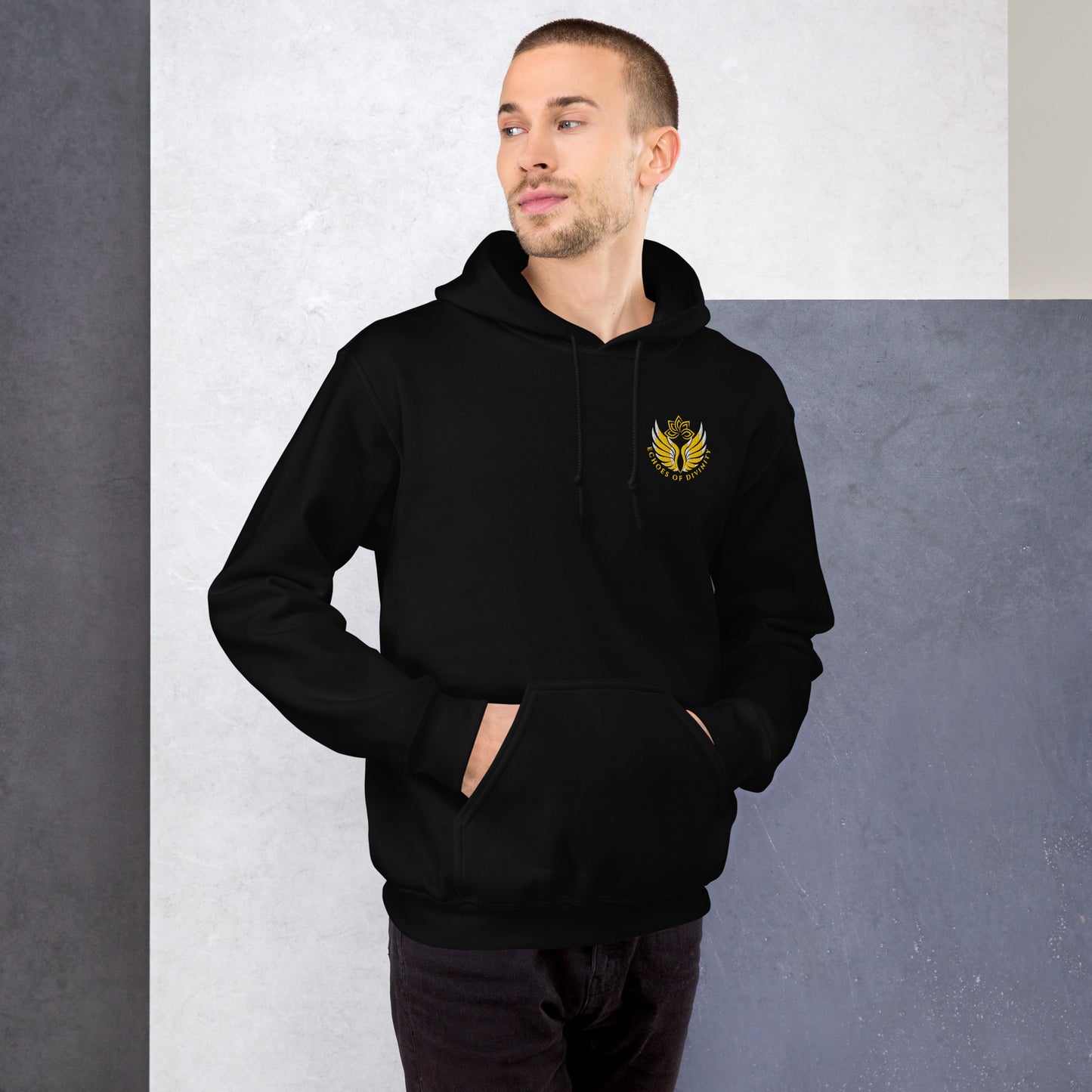 Echoes of Divinity Embroidered Hoodie – Signature Style, Unisex Fit
