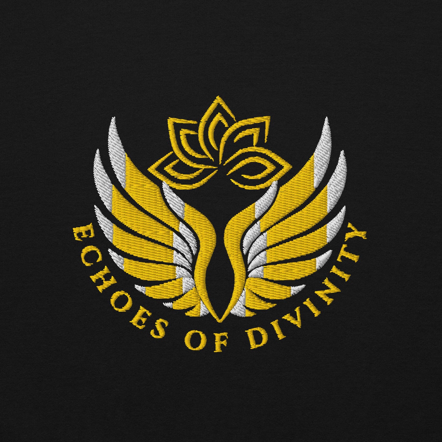 Echoes of Divinity Embroidered Hoodie – Signature Style, Unisex Fit